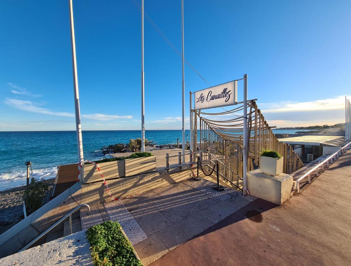 Studio Grande Terrasse A 5 Min De La Mer Nice Bagian luar foto